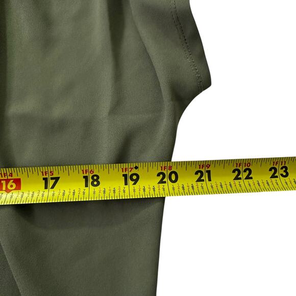 Express Green V-neck Blouse Women's Top Size Small | 63-34 - Picture 5 of 6